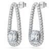 Octagon Tennis Earrings Lab-Grown Diamonds 7.95 Ct Tw, Mixed Shapes, 18K White Gold Octagon Tennis Earrings Lab-Grown Diamonds 7.95 Ct Tw, Mixed Shapes, 18K White Gold
