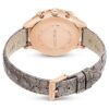 Octea Chrono Watch Swiss Made, Leather Strap, Gray, Rose Gold-Tone Finish Octea Chrono Watch Swiss Made, Leather Strap, Gray, Rose Gold-Tone Finish