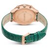 Octea Chrono Watch Swiss Made, Leather Strap, Green, Rose Gold-Tone Finish Octea Chrono Watch Swiss Made, Leather Strap, Green, Rose Gold-Tone Finish