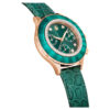 Octea Chrono Watch Swiss Made, Leather Strap, Green, Rose Gold-Tone Finish Octea Chrono Watch Swiss Made, Leather Strap, Green, Rose Gold-Tone Finish