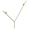 Ornament Stand Gold Tone