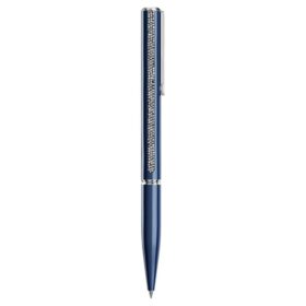 Shimmer Ballpoint Pen Blue, Blue Lacquered, Chrome Plated