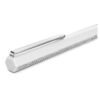 Shimmer Ballpoint Pen White Lacquered, Chrome Plated