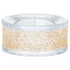 Shimmer Tea Light Holder Gold Tone