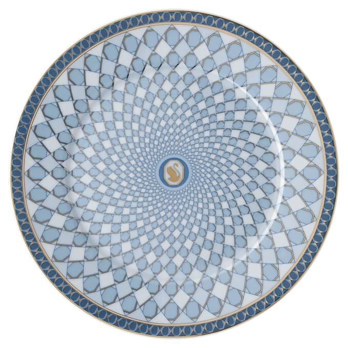 Signum Bread Plate Porcelain, Blue Signum Bread Plate Porcelain, Blue