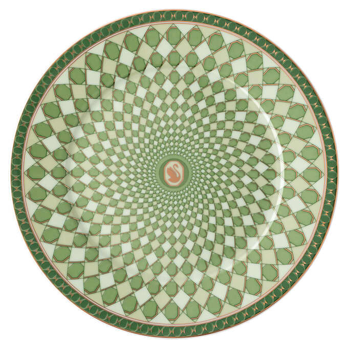 Signum Bread Plate Porcelain, Green Signum Bread Plate Porcelain, Green