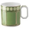 Signum Coffee Cup with Saucer Porcelain, Green Signum Coffee Cup with Saucer Porcelain, Green