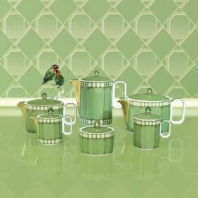Signum Teapot Porcelain, Large, Green