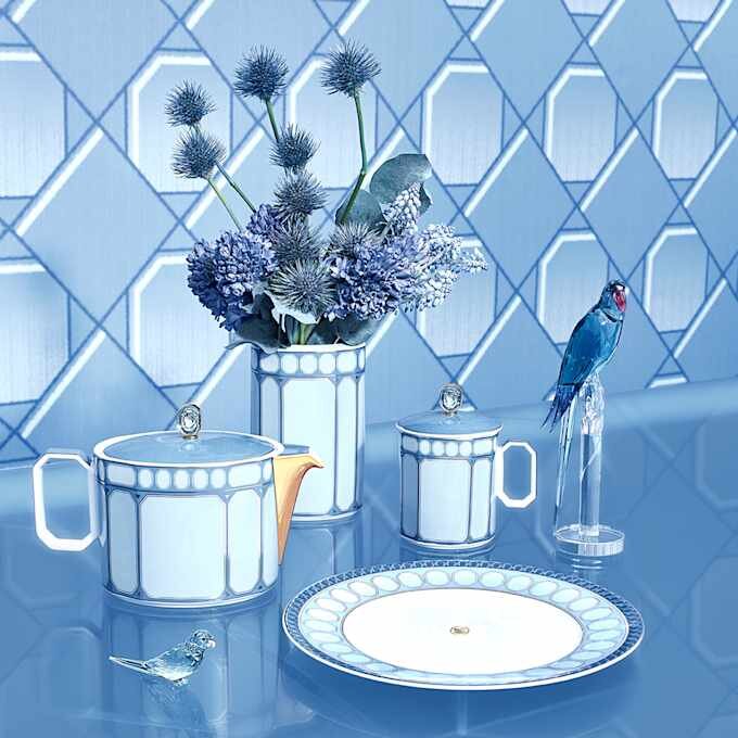 Signum Plate Set Porcelain, Medium, Multicolored Signum Plate Set Porcelain, Medium, Multicolored
