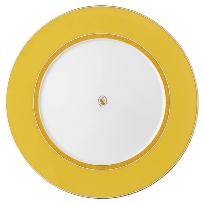 Signum Dinner Plate Porcelain, Yellow Signum Dinner Plate Porcelain, Yellow