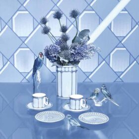 Signum Plate Porcelain, Small, Blue