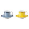 Signum Espresso Set Porcelain, Multicolored Signum Espresso Set Porcelain, Multicolored