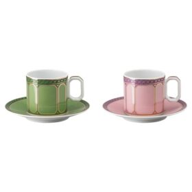 Signum Espresso Set Porcelain, Multicolored Signum Espresso Set Porcelain, Multicolored