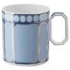 Signum Mug with Lid Porcelain, Blue Signum Mug with Lid Porcelain, Blue