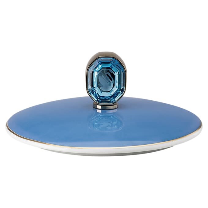 Signum Mug with Lid Porcelain, Blue Signum Mug with Lid Porcelain, Blue