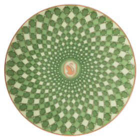 Signum Plate Porcelain, Small, Green