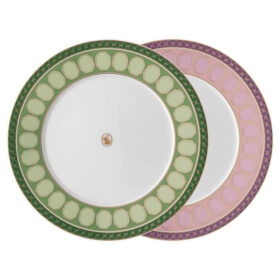 Signum Plate Set Porcelain, Medium, Multicolored