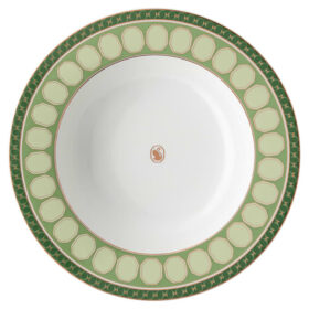 Signum Soup Plate Porcelain, Green