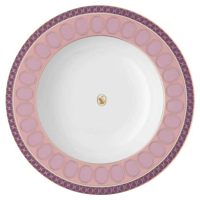 Signum Soup Plate Porcelain, Pink Signum Soup Plate Porcelain, Pink