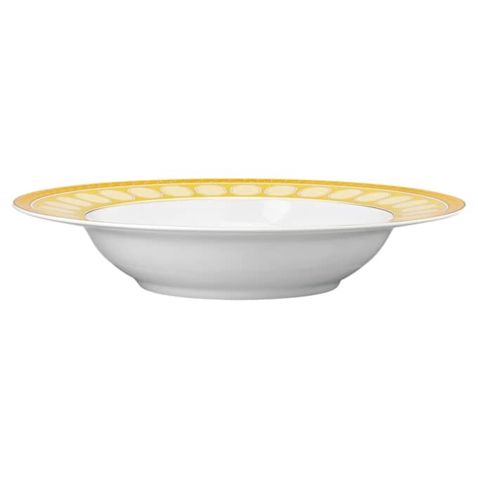 Signum Soup Plate Porcelain, Yellow Signum Soup Plate Porcelain, Yellow
