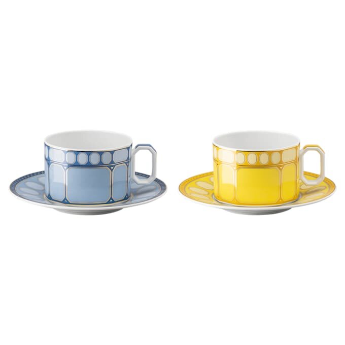Signum Teacup Set Porcelain, Multicolored Signum Teacup Set Porcelain, Multicolored