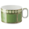 Signum Teacup with Saucer Porcelain, Green Signum Teacup with Saucer Porcelain, Green