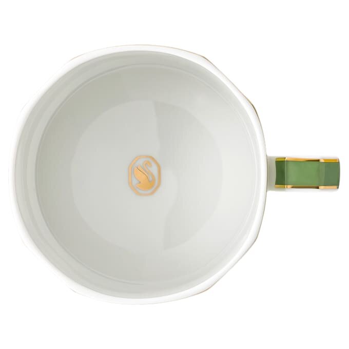 Signum Teacup with Saucer Porcelain, Green Signum Teacup with Saucer Porcelain, Green
