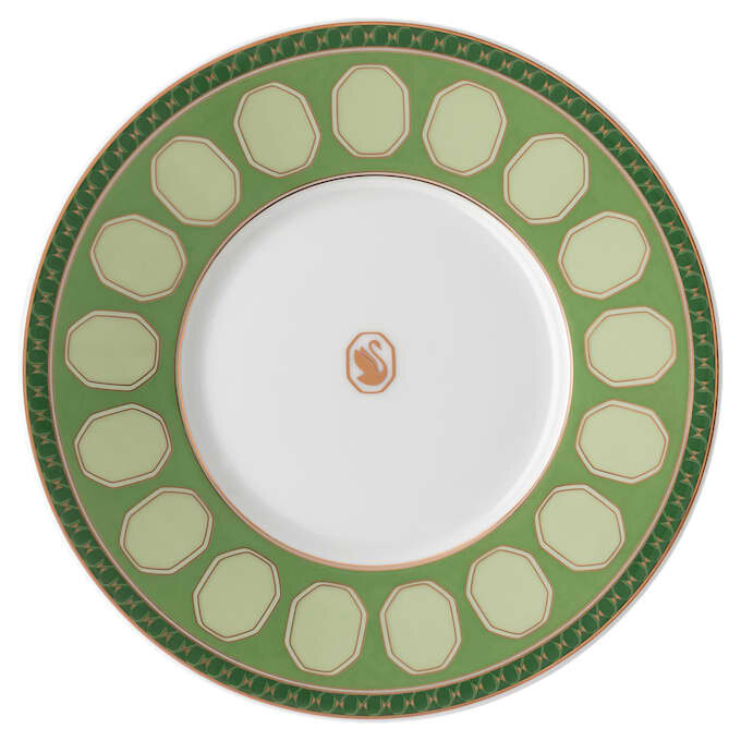 Signum Teacup with Saucer Porcelain, Green Signum Teacup with Saucer Porcelain, Green