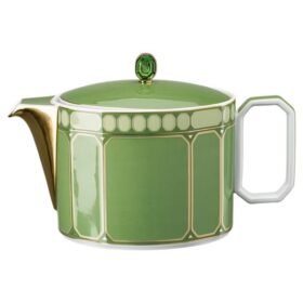 Signum Teapot Porcelain, Large, Green