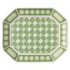 Signum Tray Porcelain, Small, Green Signum Tray Porcelain, Small, Green