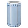 Signum Vase Porcelain, Blue Signum Vase Porcelain, Blue
