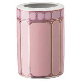 Signum Vase Porcelain, Medium, Pink