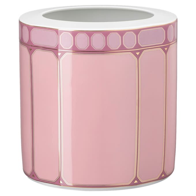 Signum Vase Porcelain, Wide, Pink Signum Vase Porcelain, Wide, Pink