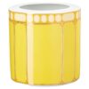 Signum Vase Porcelain, Wide, Yellow Signum Vase Porcelain, Wide, Yellow