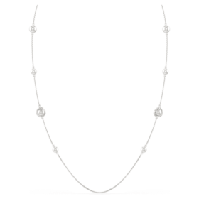 Snake Strandage Crystal Pearl, Mixed Cuts, Year of the Snake, White, Rhodium Plated Snake Strandage Crystal Pearl, Mixed Cuts, Year of the Snake, White, Rhodium Plated
