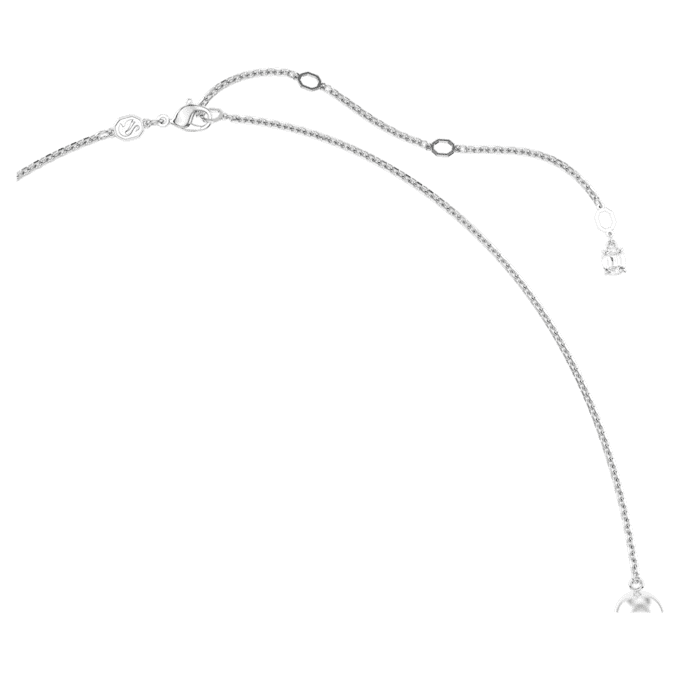 Snake Strandage Crystal Pearl, Mixed Cuts, Year of the Snake, White, Rhodium Plated Snake Strandage Crystal Pearl, Mixed Cuts, Year of the Snake, White, Rhodium Plated