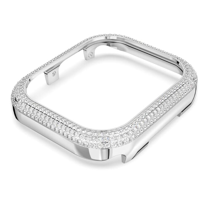 Sparkling Case for Apple Watch® Series 7, 41 Mm, Silver Tone Sparkling Case for Apple Watch® Series 7, 41 Mm, Silver Tone