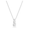 Stilla Attract Pendant Round Cut, White, Rhodium Plated Stilla Attract Pendant Round Cut, White, Rhodium Plated