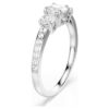 Stilla Attract Ring Round Cut, White, Silver-Tone Finish Stilla Attract Ring Round Cut, White, Silver-Tone Finish