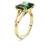 Stilla Cocktail Ring Rectangular Cut, Green, Gold-Tone Plated Stilla Cocktail Ring Rectangular Cut, Green, Gold-Tone Plated