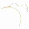 Stilla Pendant Rectangular Cut, Green, Gold-Tone Plated