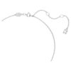 Stilla Pendant Round Cut, White, Rhodium Plated