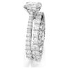 Stilla Ring Set (2), Round Cut, White, Rhodium Plated Stilla Ring Set (2), Round Cut, White, Rhodium Plated