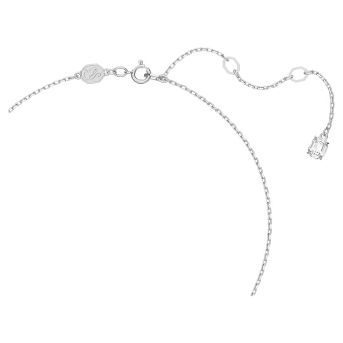 Stilla Set Round Cut, White, Rhodium Plated Stilla Set Round Cut, White, Rhodium Plated