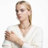Constella Ring Set (2), Round Cut, White, Gold-Tone Plated Constella Ring Set (2), Round Cut, White, Gold-Tone Plated