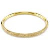 Sublima Bangle Snow Pavé, Gold Tone, Gold-Tone Plated Sublima Bangle Snow Pavé, Gold Tone, Gold-Tone Plated