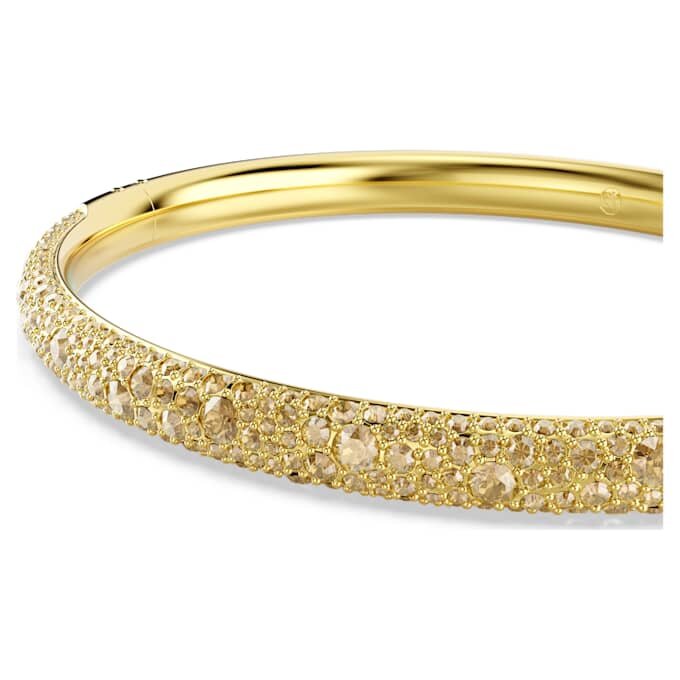 Sublima Bangle Snow Pavé, Gold Tone, Gold-Tone Plated Sublima Bangle Snow Pavé, Gold Tone, Gold-Tone Plated