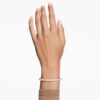 Sublima Bangle Snow Pavé, White, Rose Gold-Tone Plated Sublima Bangle Snow Pavé, White, Rose Gold-Tone Plated