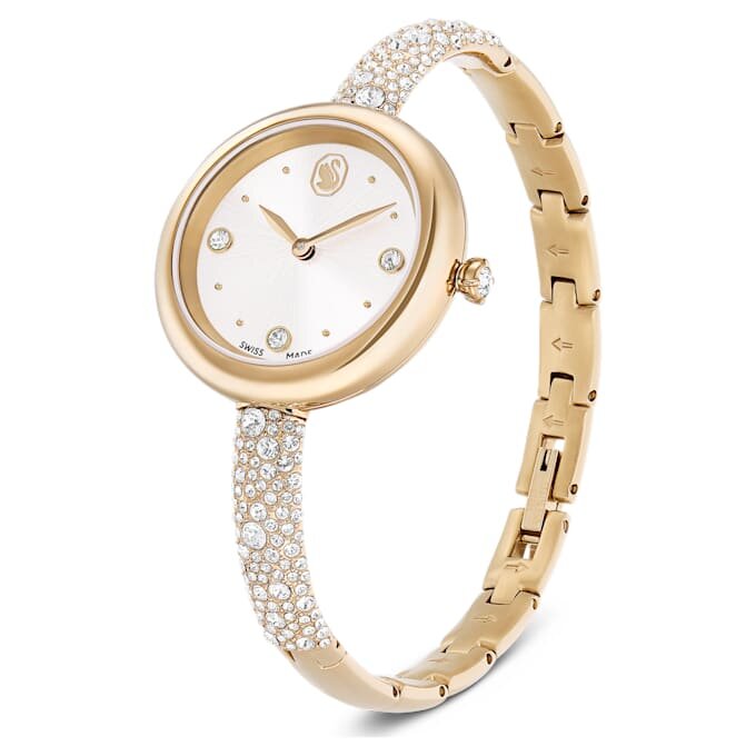 Sublima Bangle Watch Swiss Made, Metal Bracelet, Gold Tone, Champagne Gold-Tone Finish Sublima Bangle Watch Swiss Made, Metal Bracelet, Gold Tone, Champagne Gold-Tone Finish