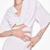 Sublima Bangle White, Rhodium Plated Sublima Bangle White, Rhodium Plated